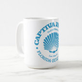 Captiva Island (seashell) コーヒーマグカップ (正面左)