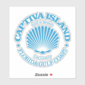 Captiva Island (seashell) シール (シート)