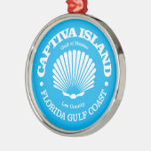 Captiva Island (seashell) メタルオーナメント (左)