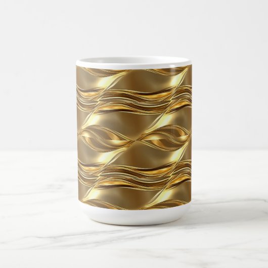 Captivating gold pattern コーヒーマグカップ (中央)