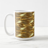 Captivating gold pattern コーヒーマグカップ (左)