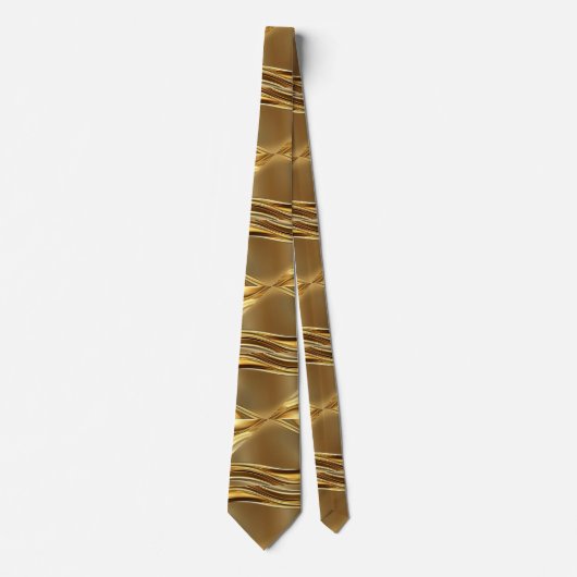 Captivating gold pattern ネクタイ (正面)