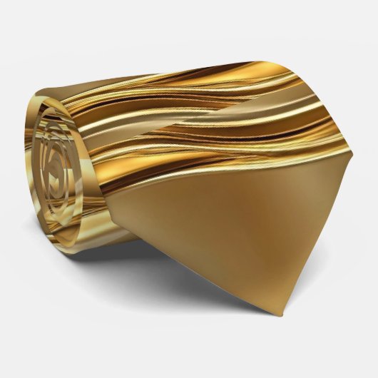 Captivating gold pattern ネクタイ (ロール)