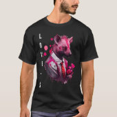 Captivating Love is With Heart Animal Valentine's  Tシャツ (正面)