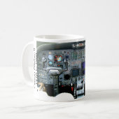 CAPTMOONBEAMセスナの参照IIの計器板 コーヒーマグカップ (正面左)