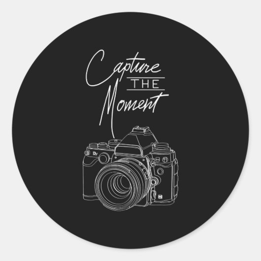 Capture Moment Camera Photographer（撮影写真） ラウンドシール (正面)