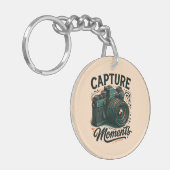 Capture Moments Camera Art Keychain キーホルダー (正面左)