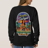 Capture the Island Glow: Siargao Nightlife スウェットシャツ (裏面)