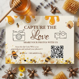Capture the Love ウェディングQRコードカード、フォトカード 招待状