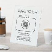 Capture The Love 写真共有QRコード 台座サイン (インサイチュ)
