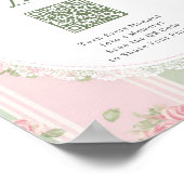 Capture The Love Bridal Shower QR code ポスター (角)