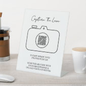 Capture The Love Photo Sharing QR Code  台座サイン (インサイチュ)