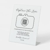 Capture The Love Photo Sharing QR Code  台座サイン (正面)