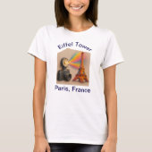 Capture the Magic of the World – Eiffel Tower Tシャツ (正面)