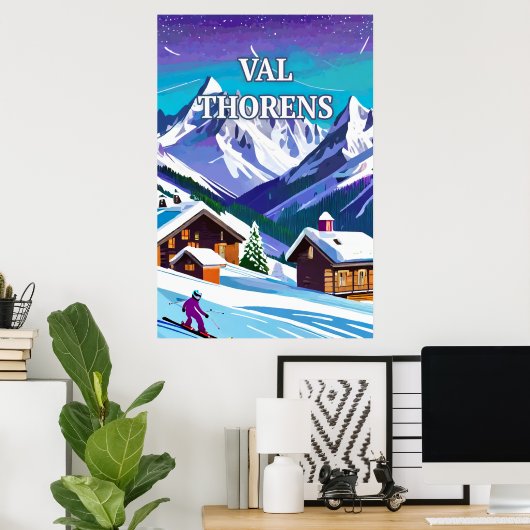 Capturez la Magie de Val Thorens ポスター (ホームオフィス)