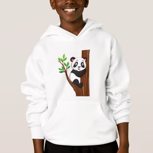capuche for kids funny panda (正面)