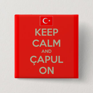 Capulcuボタン-平静およびCapulを保って下さい 缶バッジ