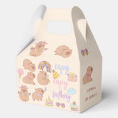 Capy capy birthday フェイバーボックス (裏面)