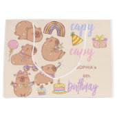 Capy capy birthday ラージペーパーバッグ (正面)
