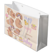 Capy capy birthday ラージペーパーバッグ (正面アングル)