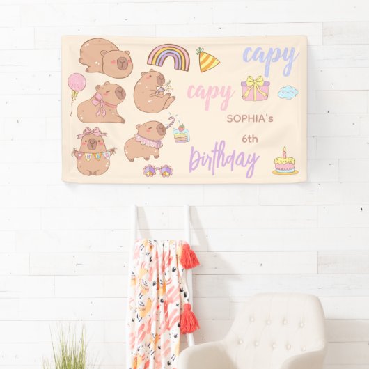 Capy capy birthday 横断幕 (インサイチュ)