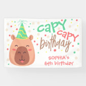 Capy capy capybara birthday 横断幕 (横)