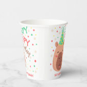 Capy capy capybara birthday 紙コップ (右)