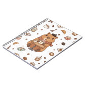 Capy-Paris: A Cozy Sip of Calm ノートブック (左側)