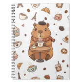 Capy-Paris: A Cozy Sip of Calm ノートブック (正面)