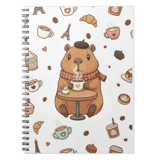 Capy-Paris: A Cozy Sip of Calm ノートブック