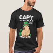 Capy St Patrick's Day Capybaras Capybara   1 Tシャツ (正面)