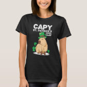 Capy St Patrick's Day Capybaras Capybara   1 Tシャツ (正面)