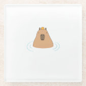 Capybara ガラスコースター (正面)