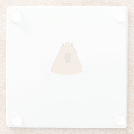 Capybara ガラスコースター (裏面)