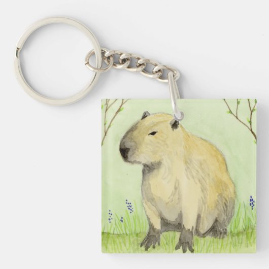 Capybara キーホルダー (正面)