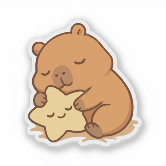 Capybara シール (正面)