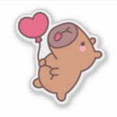 Capybara シール (正面)