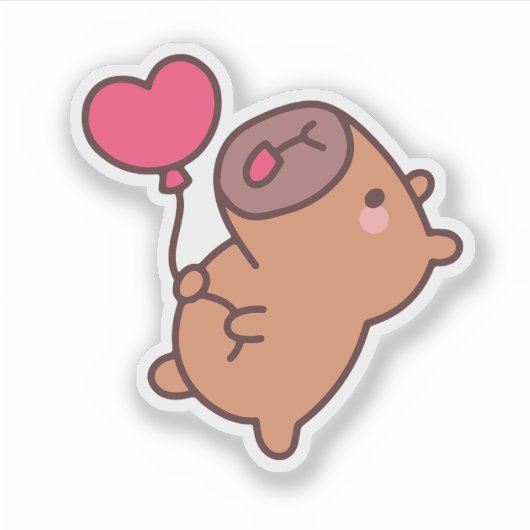 Capybara シール (正面)