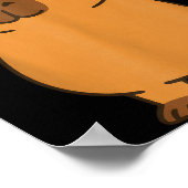 Capybara 67 Meme Six Seven Funny  ポスター (角)