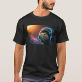 Capybara Astronaut Deep In Space Cosmic Tシャツ (正面)