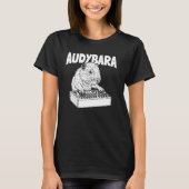 Capybara Audio Engineer Studio - Producer Sound Au Tシャツ (正面)