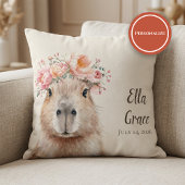 Capybara Baby Nursery • Personalized  クッション
