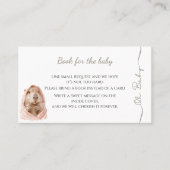Capybara Baby Shower • Book for Baby 名刺 (正面)
