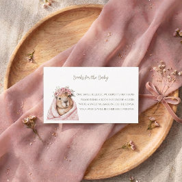 Capybara Baby Shower • Books for the Baby Card 名刺