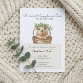 Capybara Baby Shower • Eucalyptus Design 招待状