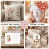 Capybara Birthday ハートシール