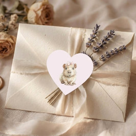 Capybara Birthday ハートシール