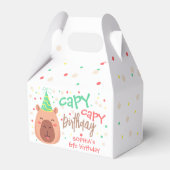 Capybara birthday フェイバーボックス (裏面サイド)