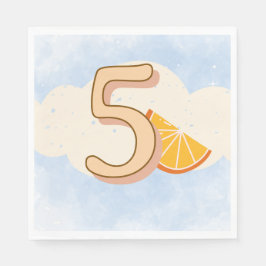 Capybara Birthday Picnic Age スタンダードランチョンナプキン