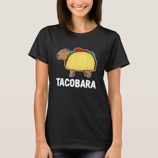 capybara capybara in a taco tシャツ (正面)